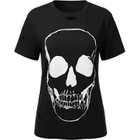 Imily Bela Camiseta negro / blanco