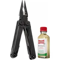Leatherman Wave Plus Black con aceite de mantenimiento Ballistol GRATIS