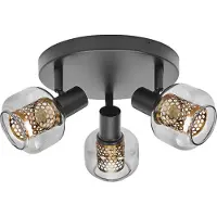 Osram Aplique DECOR Spot Firefly, 3x2,8 W, E14, 750 lm, 2700 K, blanco cálido, IP20, metal/vidrio, 365 mm, , LED incluido y reemplazable.