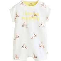 Next Pijama entero/body amarillo / altrosa / blanco
