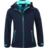 TROLLKIDS - Girl's Trollfjord Jacket - Chaqueta softshell size 110, azul