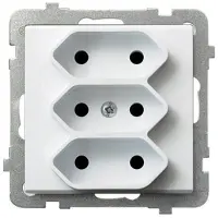 Ospel GP-3R/m/00, Blanco, IP20, 2,5 A, 71 mm, 45 mm, 71 mm