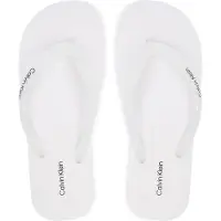 Calvin Klein Sandalias de dedo negro / blanco