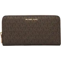 Michael Kors Cartera 'Portefeuille Continental Jet Set Slim Marron' marrón