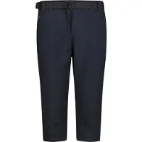 CMP - Women's Stretch Capri - Pantalones cortos size 34, azul/negro