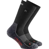 Rohner - Compression Trek Light L/R - Calcetines de trekking size 44-46, negro