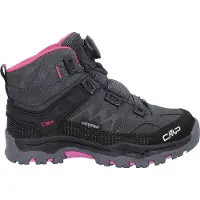 CMP - Kid's Kiruna Mid Fitgo Trekking Shoes WP - Botas de trekking size 39, negro