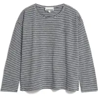 Armedangels - Women's Xianaa Lovely Stripes - Camiseta de manga larga size M, gris