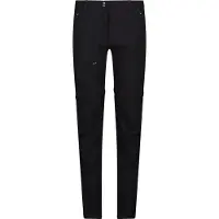 CMP - Girl's Zip Off Pant - Pantalones desmontables size 116, negro