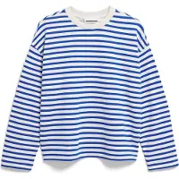 Armedangels Sudadera 'FRANKAA' ecru / azul