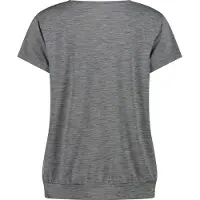 CMP - Women's T-Shirt Round Neck - Camiseta funcional size 34, gris