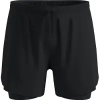 Odlo - Zeroweight 5 Inch 2-in-1 Short - Pantalones cortos de running size XXL, negro