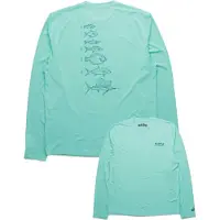 KAVU - Sunday Crew - Camiseta funcional size L, turquesa