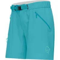Norrøna - Ropa de senderismo mujer - Falketind Flex1 Light Shorts W Brittany Blue para Mujer - Talla M - Azul