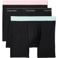 Calvin Klein Underwear Calzoncillo boxer azul pastel / rosa pastel / negro / blanco
