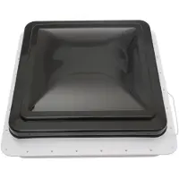 OEM Ventilador para techo de caravana, con mosquitera anti-mosquitos, construcción de plástico duradera, color negro