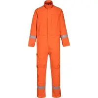 Portwest FR502 Bizflame Plus, mono de protección naranja, talla S