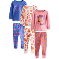 Next Pijama azul / naranja / rosa / blanco