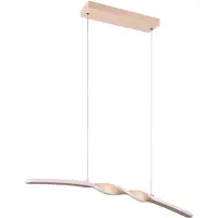 Reality Lámpara colgante LED REALITY Ginko, modelo R35791166, 18W, 1980 lúmenes, 3000K, luz blanca cálida, IP20, color arena