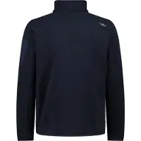 CMP - Jacket Jacquard Knitted 3H60747N - Forro polar size 60, azul/negro
