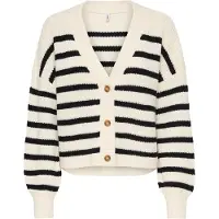 ONLY Cárdigan 'ONLCALLIE' crema / negro