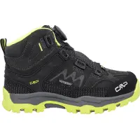 CMP - Kid's Kiruna Mid Fitgo Trekking Shoes WP - Botas de trekking size 38, negro