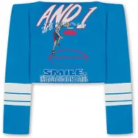 AND1 Camiseta azul / blanco