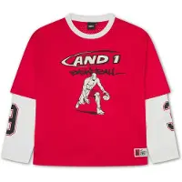 AND1 Camiseta rojo / negro / blanco