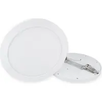 LED line Panel LED de 18W, luz de techo empotrable, foco, luz cálida, 1570 lúmenes, forma redonda