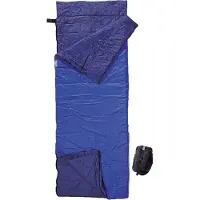 Cocoon - Tropic Traveler Nylon Sommer- und Tropenschlafsack - Saco de dormir fibra sintética size 180 cm, azul/ tuareg