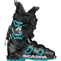 Scarpa - Botas de esquí para hombre - 4-Quattro SL Black Azure de Aluminio - Talla 46 - Negro