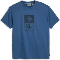 Scotch & Soda Graphic Tee Dark Denim Talla: L | Camisetas con Decoración Impresa Outlet | Hombre | Azul