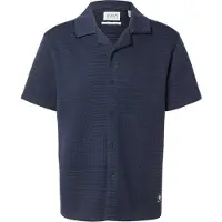 Scotch & Soda Knit Camp Shirt Sky Captain Talla: XL | Camisas Casuales Outlet | Hombre