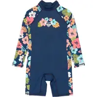 Roxy - Kid's Morning Flower Springsuit - Lycra size 5 Years, azul