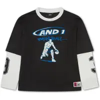 AND1 Camiseta turquesa / negro / blanco