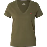 Levi's The Perfect V Neck Tee Green Talla: XS | Camisetas de Seda Outlet | Mujer | Verde
