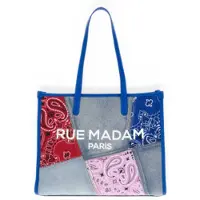RUE MADAM para mujer. 1551 Bolso Paisley Shopping multicolor (OSFA), Casual, Poliuretano, outlet 2026.