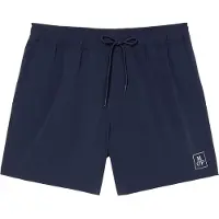 Marc O'Polo Bermudas 'Essentials' navy / blanco