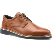 Pikolinos para hombre. M6W-4311 Zapatos de Piel Carlet marrón (42), Plano, 1 a 3cm, Cordones, Casual, Fiesta, Clásico, outlet 2026