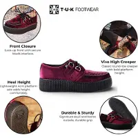 T.U.K Zapatos Mujer VIVA HI mujer - Burdeo - 38