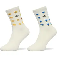 Adidas Calcetines Originals x Liberty London Crew Socks 2 Pairs mujer - Blanco - S