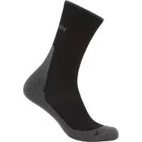 Icebreaker - Merino Hike+ Light Crew - Calcetines de trekking size 42-44, negro