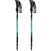 Fizan - Bastones de senderismo/trekking - Compact Water Green de Aluminio - Azul