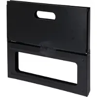 Basics Barbacoa portátil plegable para carbón, forma de X, 45 x 30 x 35 cm, fabricada en hierro