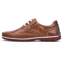 Pikolinos para mujer. M9A-4118 Zapatos de Piel Marbella marrón (40), Plano, Cordones, Casual, outlet 2026.