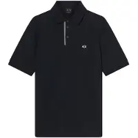 Armani Exchange para hombre. XM002067AF10366UB101 Polo Shirt negro (M), Casual, Algodón, Manga corta, outlet 2026.