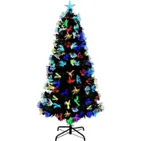 vidaXL Árbol de Navidad artificial, color verde, 180 cm, material: PVC