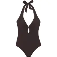 LASCANA Traje de baño chocolate / capuchino / negro