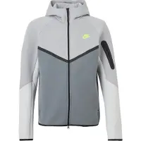 Nike Sudadera con cremallera 'TECH FLEECE' gris / gris oscuro / negro