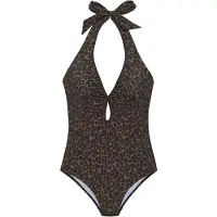 LASCANA Traje de baño oliva / negro